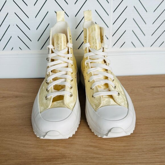 ⭐Rare Converse Run Star Hike Hi Platform Sz 8 Womens Shoes Satin Sneaker A06828C - Picture 14 of 14